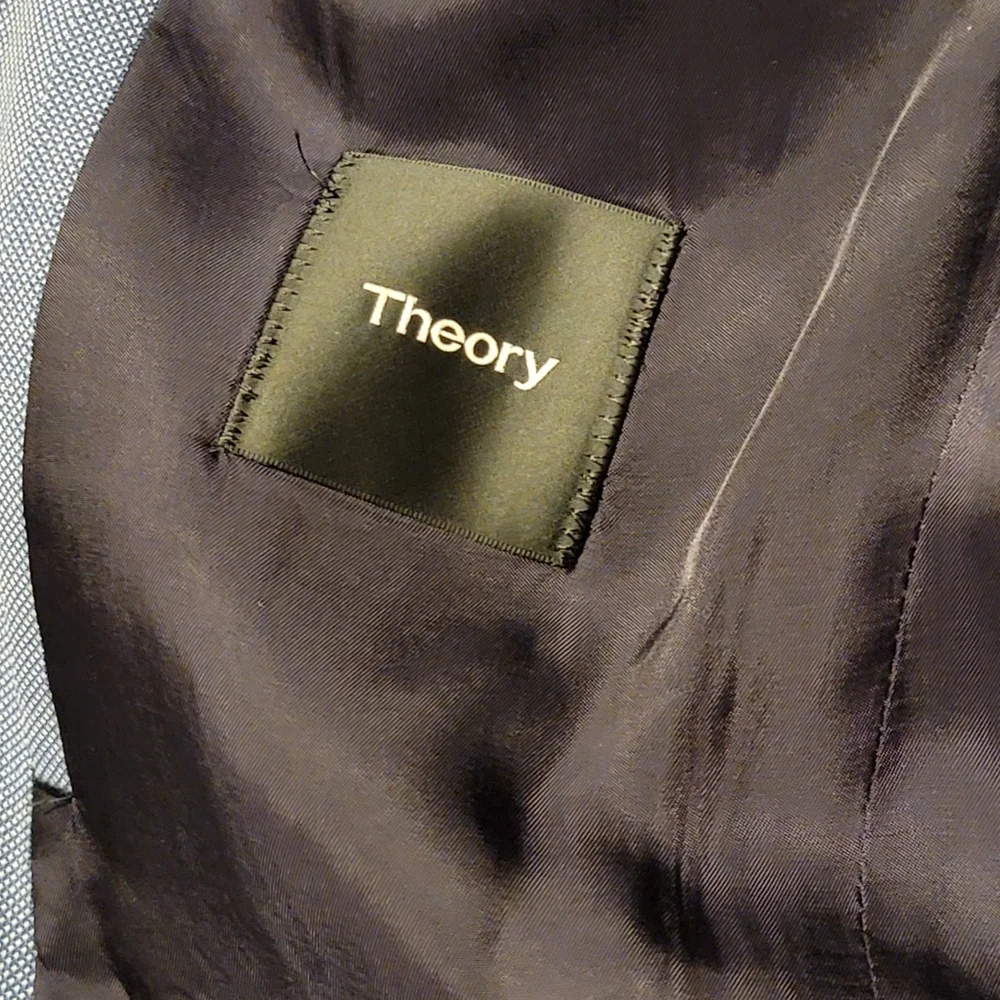 Theory Men's Suit Jacket - Blue Grey - Size 42 R